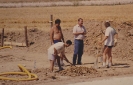 Bau der Tennisplätze 1990